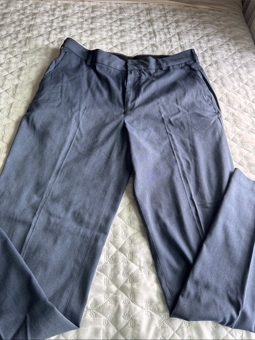 Van Heusen Dark Blue Men's Dress Pants